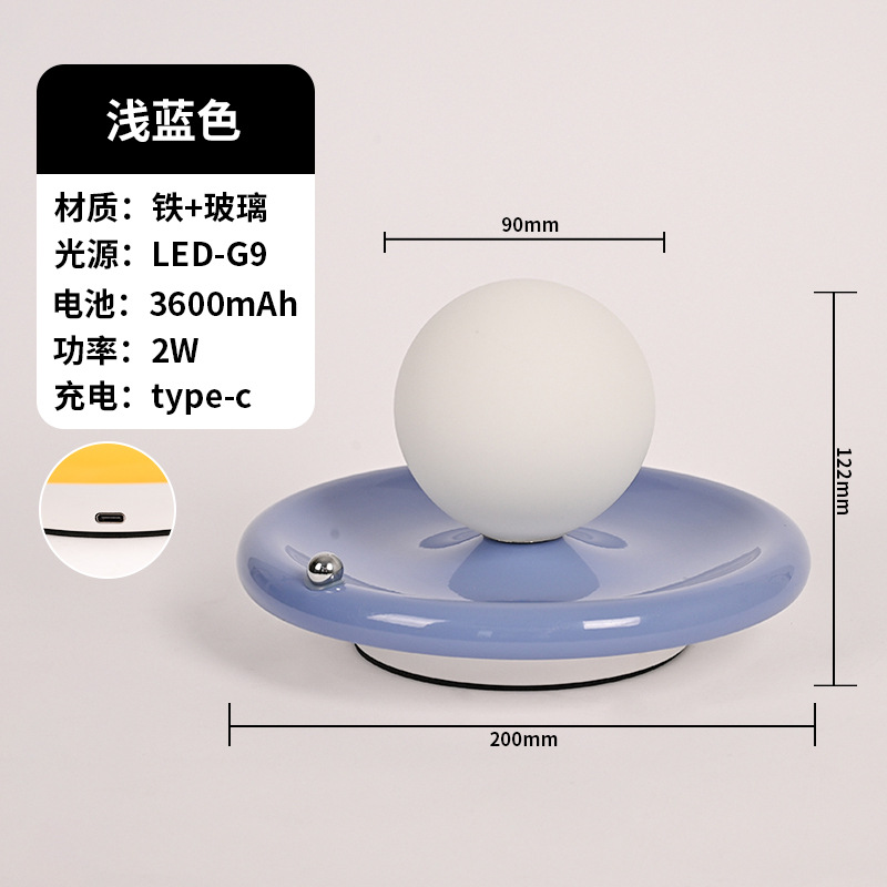 Lámpara decorativa con estilo elegante y cuentas tipo perla