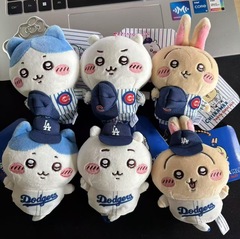 スポーツチーム野球チーム白 Jiyi Usachi Xiaoba ぬいぐるみかわいいバッグペンダント