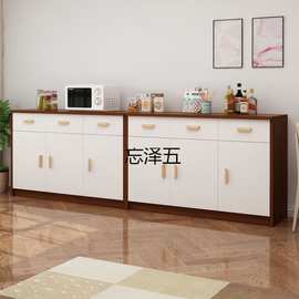 GS餐边柜茶水柜碗柜现代简约家用柜子储物柜厨房橱柜客厅靠墙置物