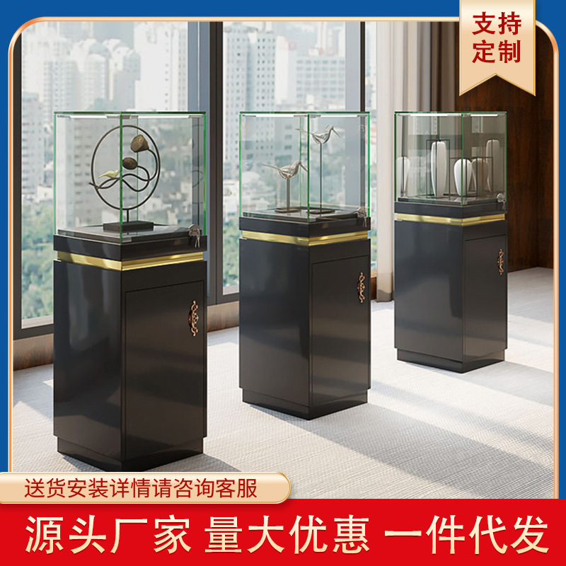 厂家直供珠宝展柜台珍珠项链展示柜文物收藏品体验台设计饰品柜