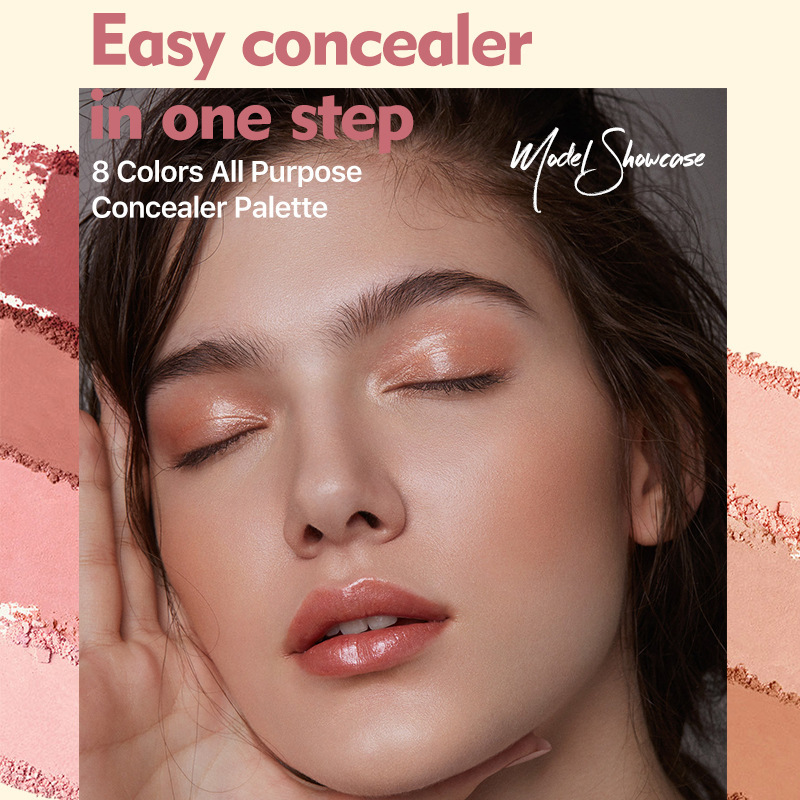 All-in-One-Make-up-Palette: Highlighter, Kontur, Concealer – für strahlende Haut. Kosmetik, Schönheit, Gesundheit._voghion.com