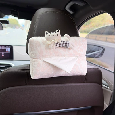Car tissue box/set — Cat-Shaped Car Tissue Box with