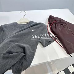 爱心金属扣圆领短袖T恤女春加厚百搭宽松显瘦正肩体恤上衣打底衫
