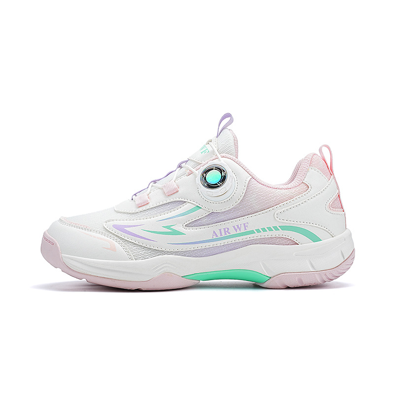Nuevos botones giratorios casuales zapatos de bádminton transpirables pareja ligera zapatos de tenis de mesa zapatos de entrenamiento de tenis masculino