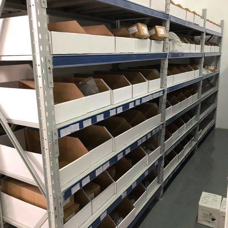 电商仓库货架分类纸盒零件库位纸箱厂家防潮瓦楞纸料盒防潮存储