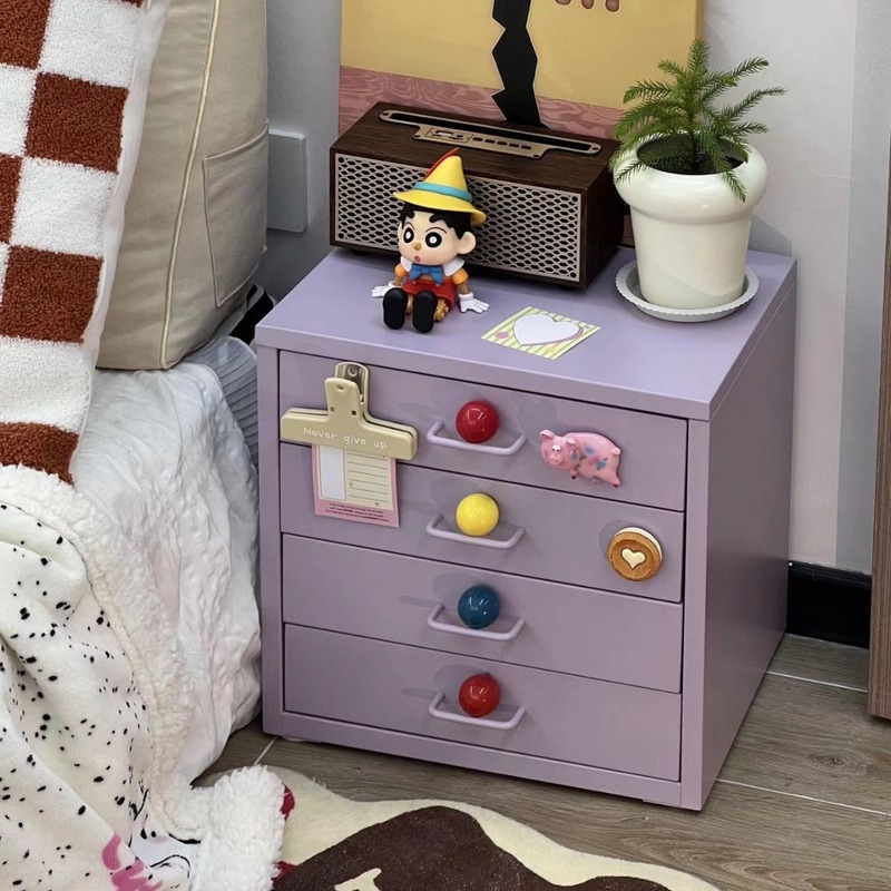 クリエイティブ DIY 収納キャビネットリビングルーム収納キャビネット多層オフィスファイル収納キャビネット鉄ベッドサイド引き出しキャビネット|undefined