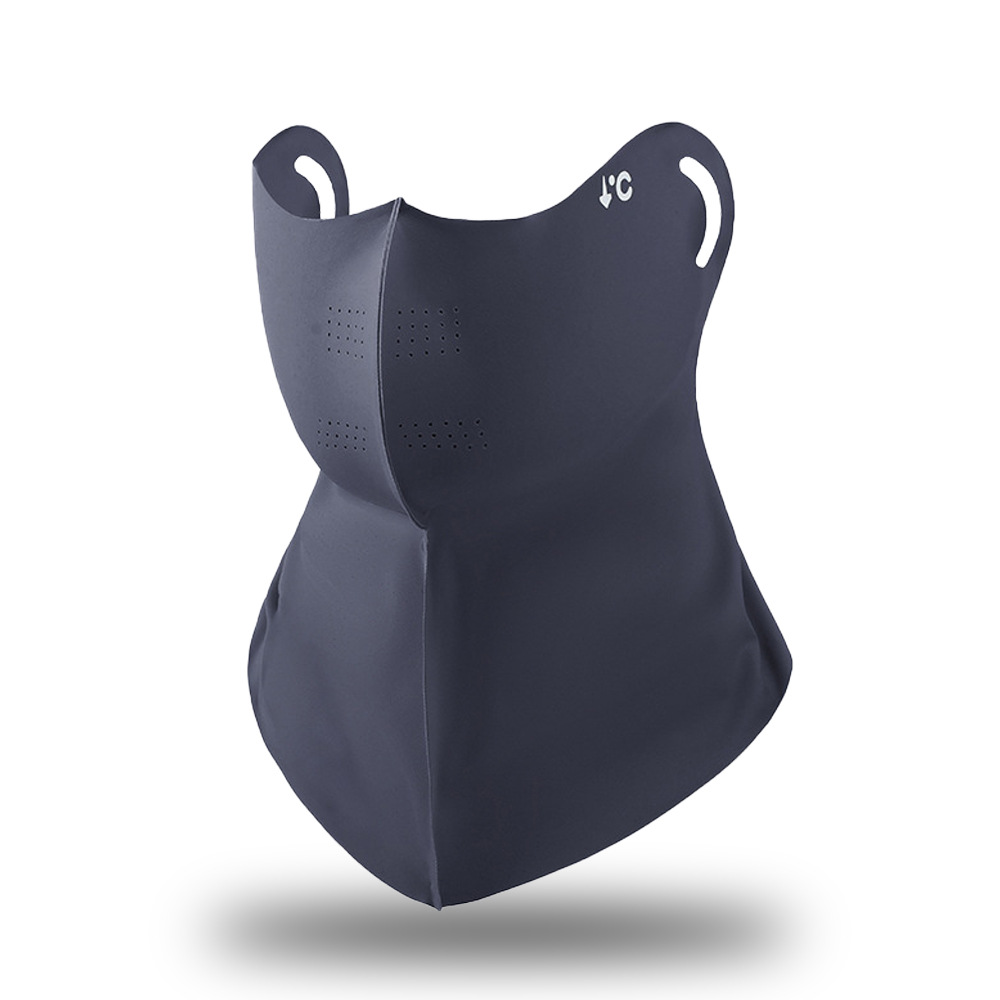 Máscara de protección solar para mujer, cara completa, cara, cara, cara, cara, protección UV, protección para el cuello, máscara para montar sin costuras