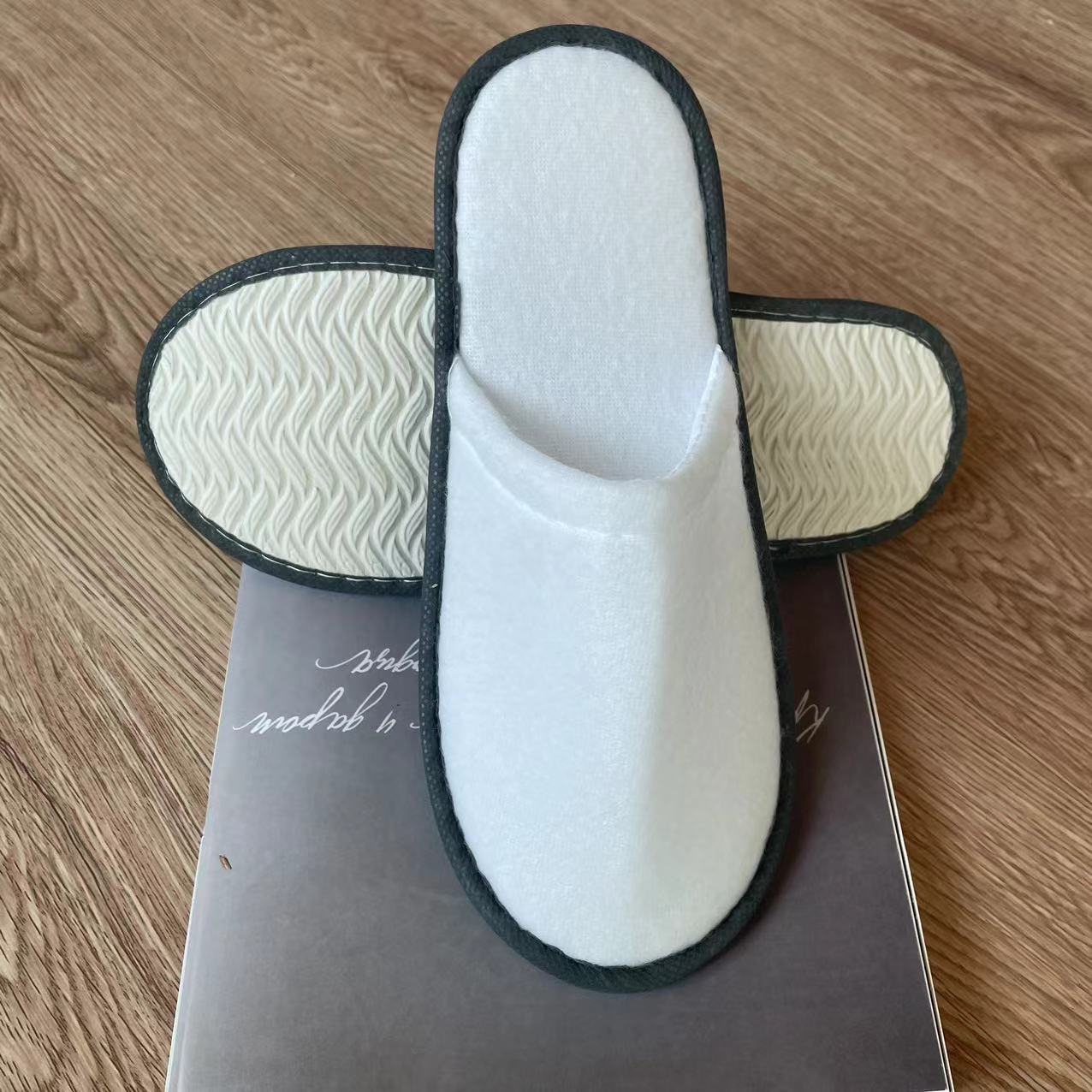 White pulled gray edging