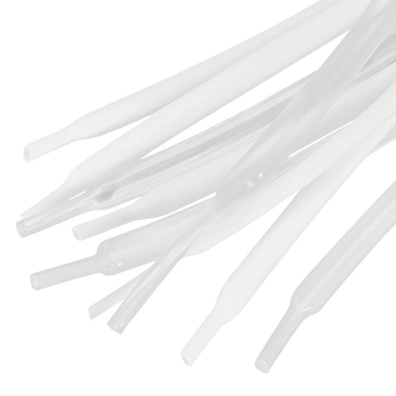 Прозрачный 2 раза Теплоусаживающ пробка Белый Теплоусаживающ пробка охраны окружающей среды низкого напряжения изоляции рукав