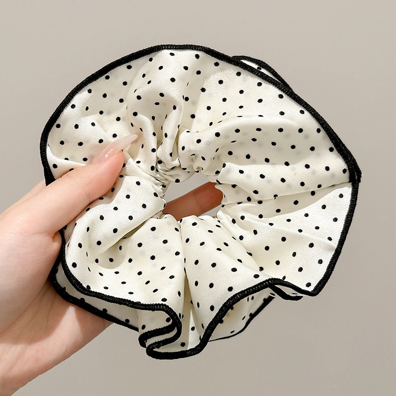 1#검은색 물방울 무늬 약 14cm