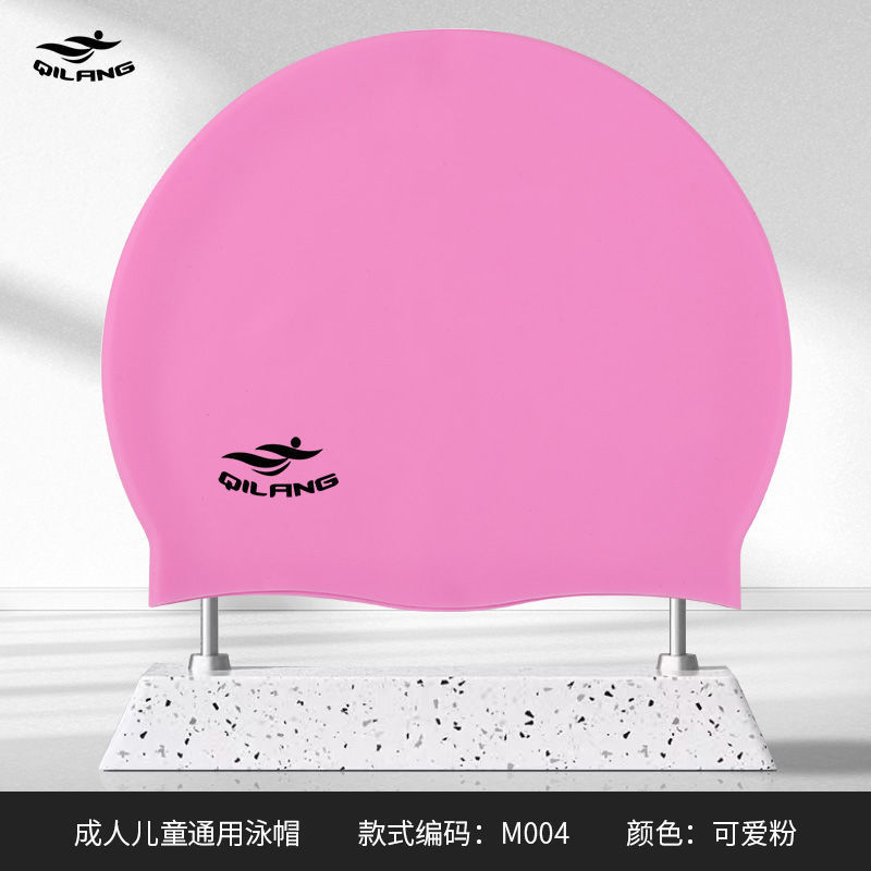 Adultos y niños sombreros de silicona personalizados logotipo de impresión de dibujo de muestra OEM sin estrangular sombreros de buceo fuente de trabajo