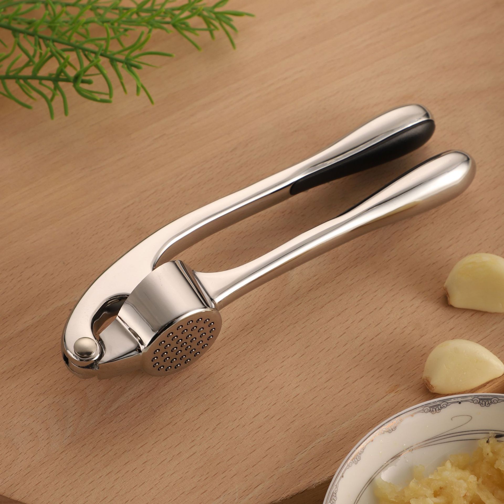 Artefacto de prensa de ajo de puré transfronterizo, cocina