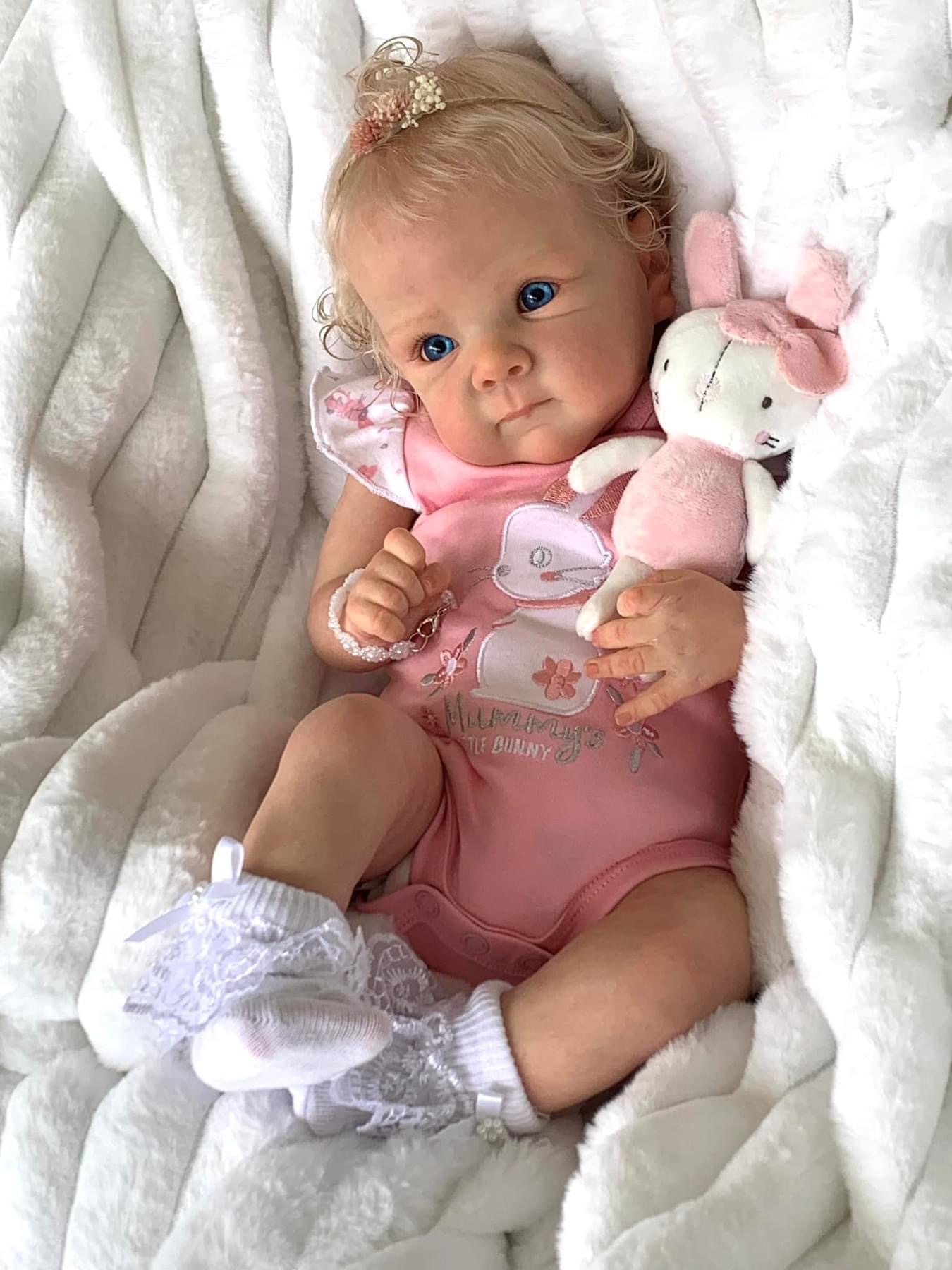 Muñeca Bebé Reborn Realista Bettie de 18 Pulgadas, Comercio Electrónico Transfronterizo, Suministro de Océano Azul, Almacén en el Extranjero, Dropshipping