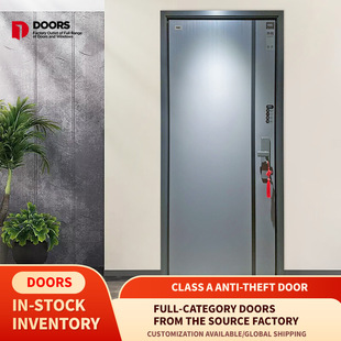 Xingcai 10cm Grade a Entry Door Anti-Theft Door Home Entrance Door Single Door Double Door Soundproof