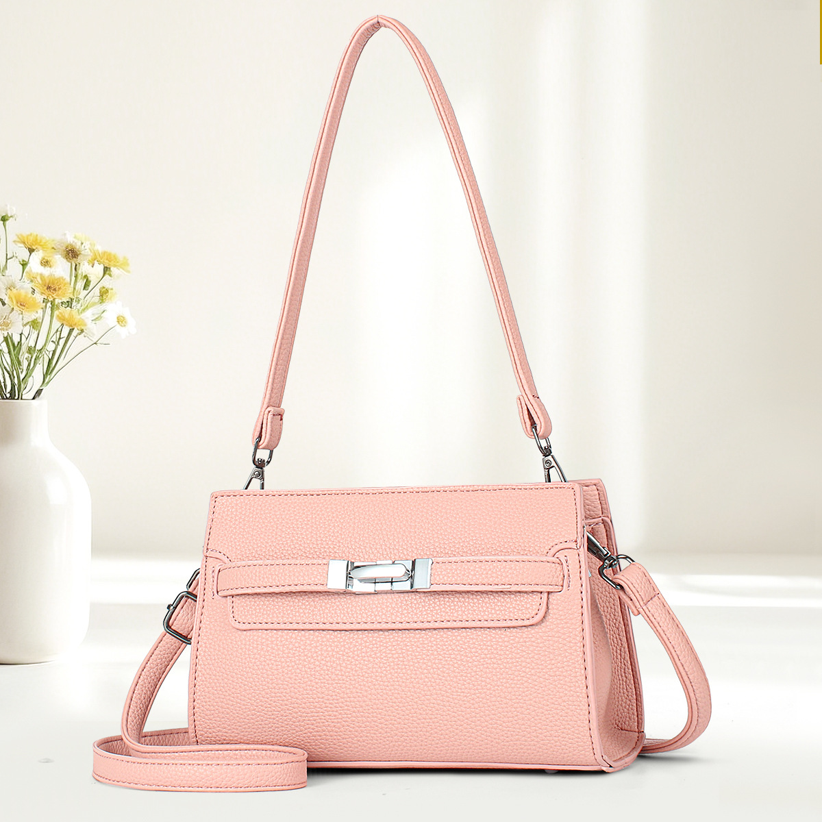 Bolso de moda, damas simples, atmósfera de moda, comercio exterior, mensajero de gran capacidad, estilo de verano, un solo hombro nuevo