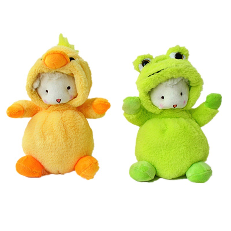 Muñeco de peluche de cordero transformado auténtico, muñeco de oveja pequeño, adorno, muñeco para niña, regalo de cumpleaños, súper suave