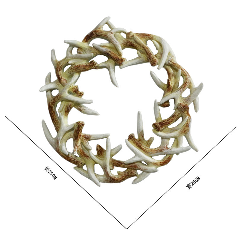 Antler Wreath Home Decoration Rusticfarmhouseantlerwreath  New Product Ornament Creative