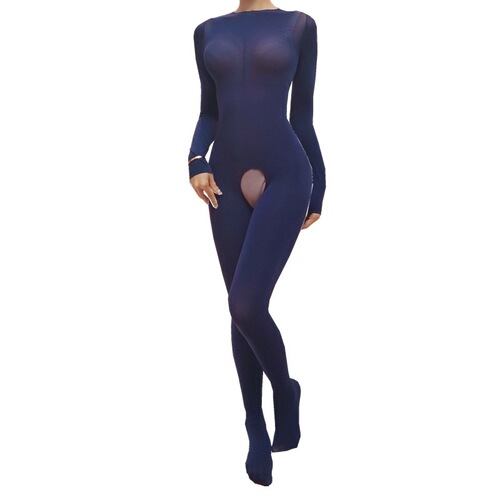 Tall plus size velvet transvestite jumpsuit tights women's big man men's stockings