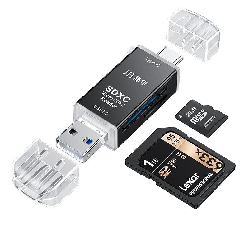 晶華USB3.0カードリーダーtf sd二合一カードリーダー携帯電話オールインワンカメラtfカード多機能二合|undefined
