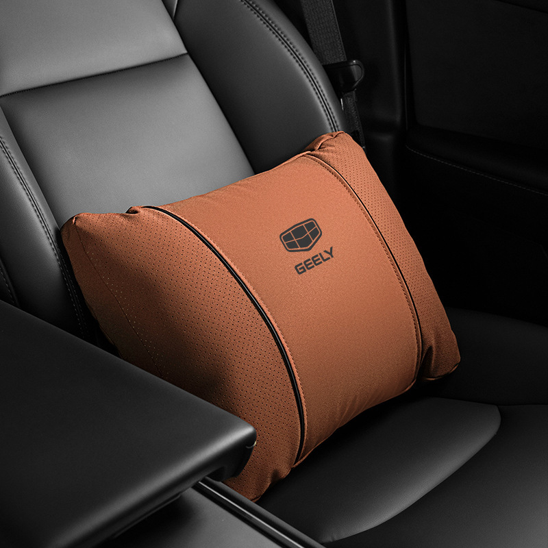 吉利ヘッドレストと腰クッションに適しています Xingyue L Emgrand L Binrui Vision Booyou 車のネックピローと車の腰サポート|undefined