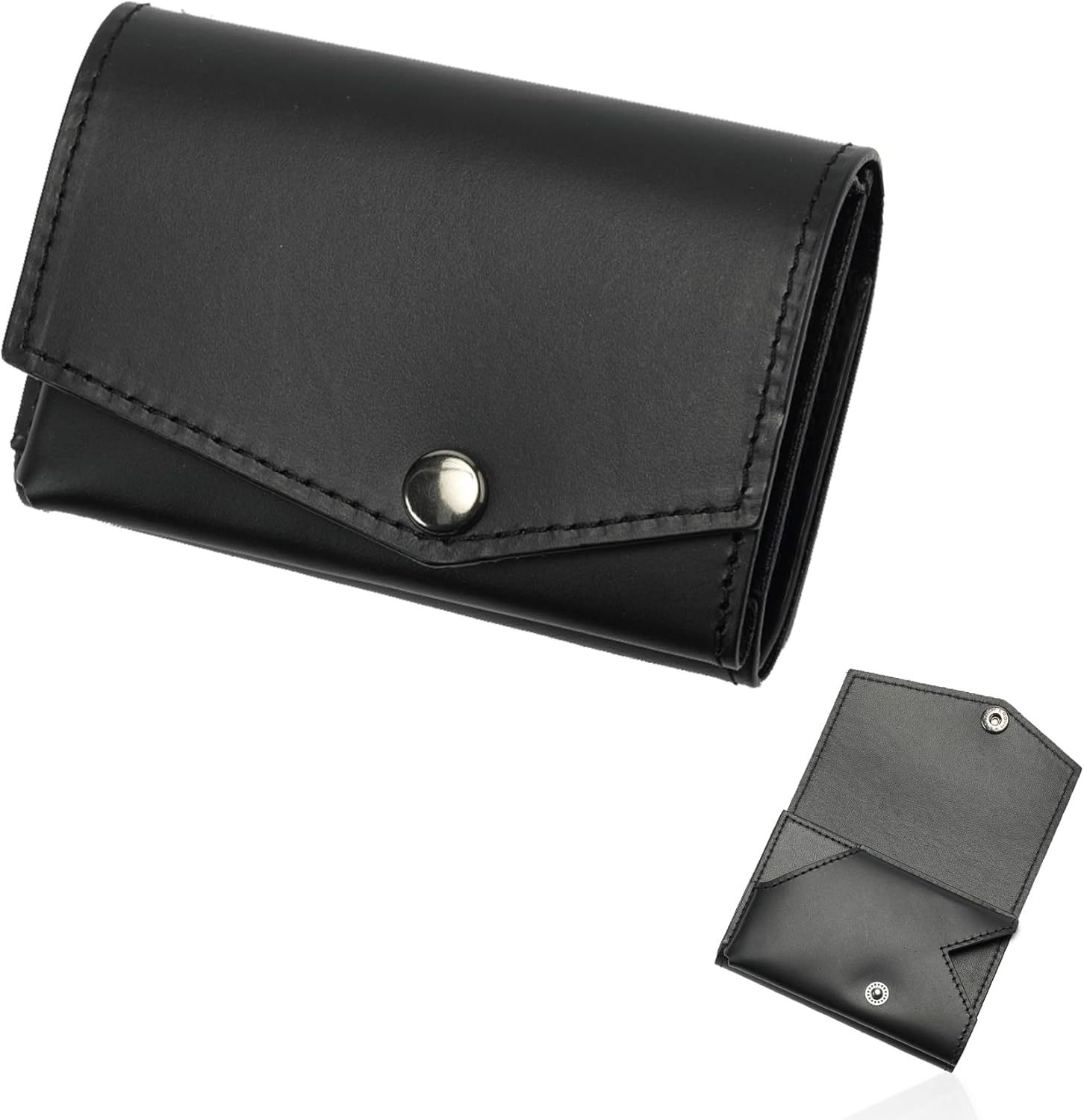 Personalizado estilo japonés Lotte cartera de cuero curtido mini cinturón multicolor bolso de cambio bolso de cuero doble bolso de hombre