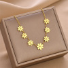 Necklace stainless steel, fashionable accessory, chain for key bag , suitable for import, simple and elegant design