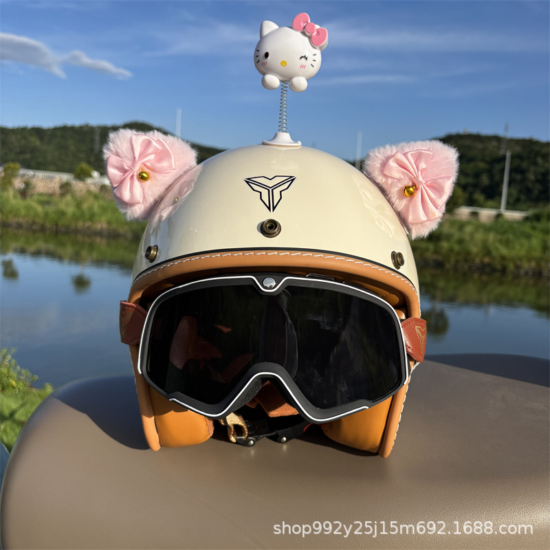 Tailing Accessories Electric Vehicle Decoration Accessories 2025 Niu Electric Vehicle Modification Helmet Stickers Aima Metaverse