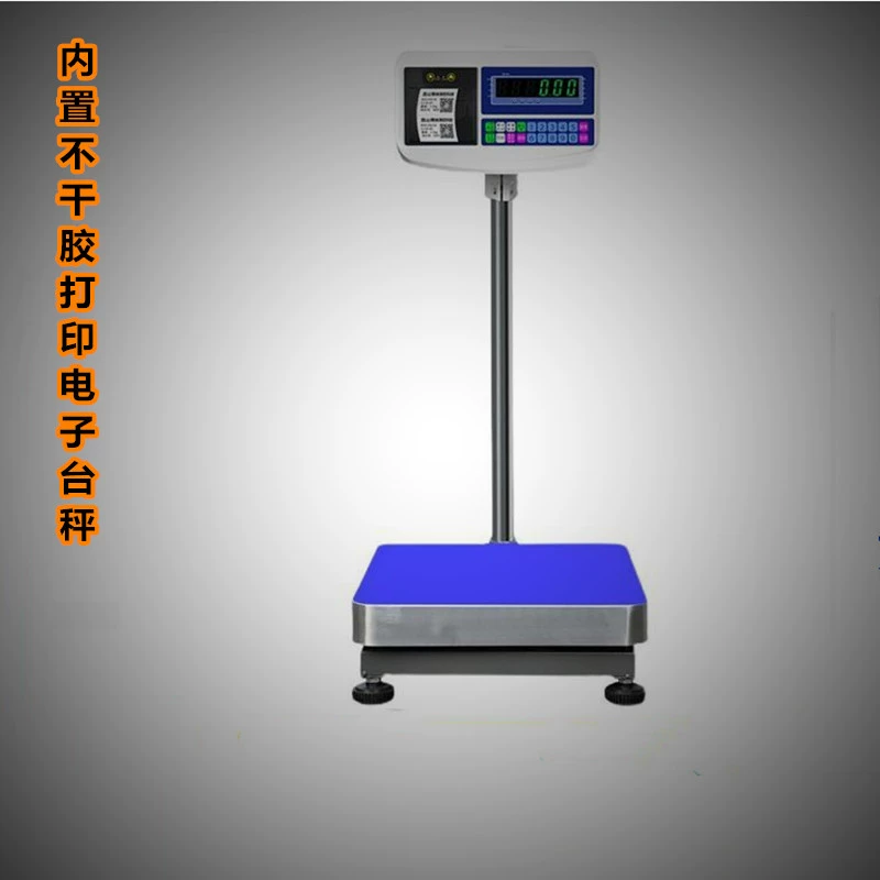 Yantai 100 кг самоклеящейся печатной электронной весы 120 кг этикетки печатные настольные весы 150 кг