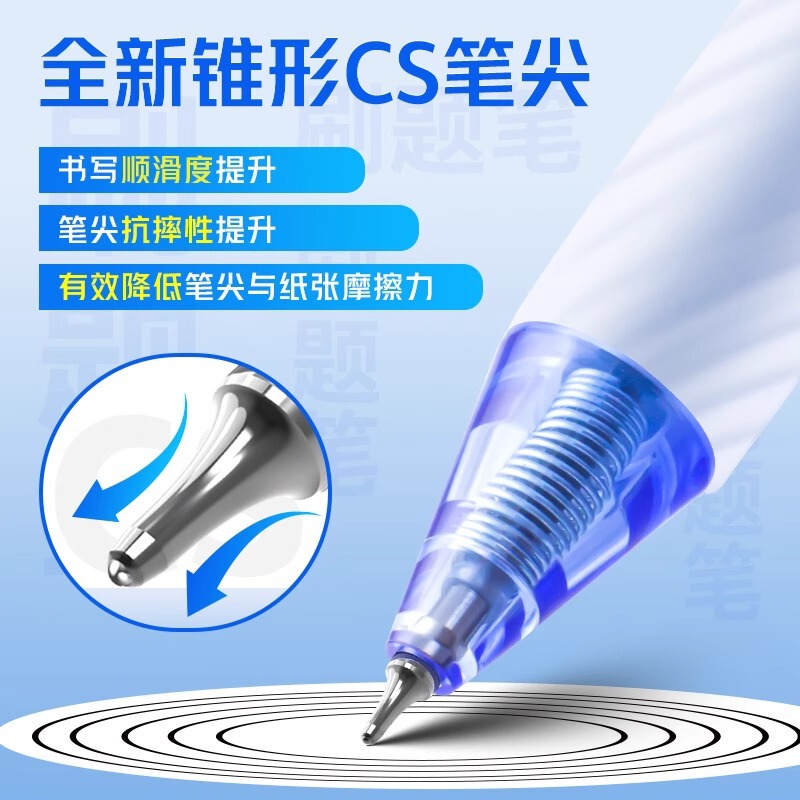 ホビー GP2572 学業筆 CS ポイントプレスゲルペン 学生用 試験筆 0.5 速乾|undefined