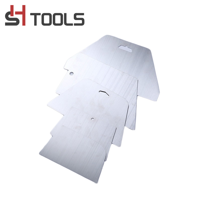 不锈钢刮刀梯形刮板墙面油漆清洁腻子刮板铲刀器多规格厂家批发