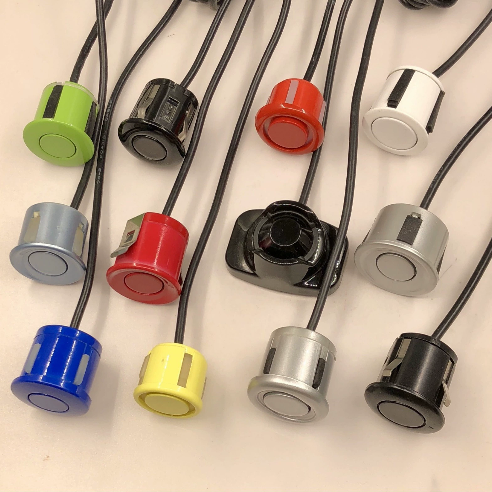 Прямые поставки с завода для различных автомобильных универсальных реверсивных радарных зондов, ультразвуковых датчиков различной длины линий, цельный минимальный заказ