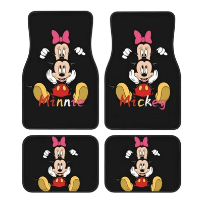 Avtomobil döşəmə paspasları – Mat Wear-resistant in stock - cartoon-car-floor-mats-18-3344cm-two-piece-set