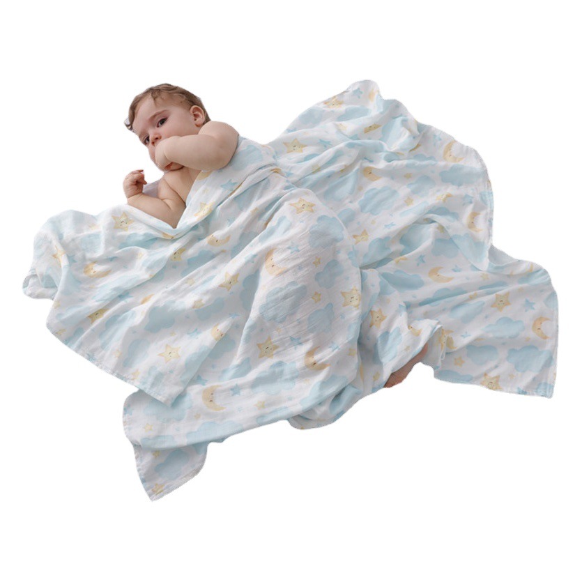 Clase una muselina verano fresco sensación de algodón de bambú edredón bebé recién nacido toalla recién nacido bolsa manta edredón