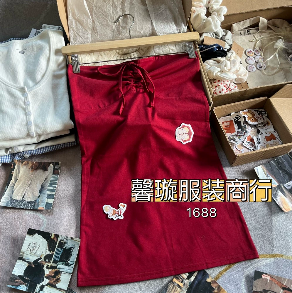 Топ-труба женский (BM), бантик, плиссировка, открытые плечи, приталенный, one size