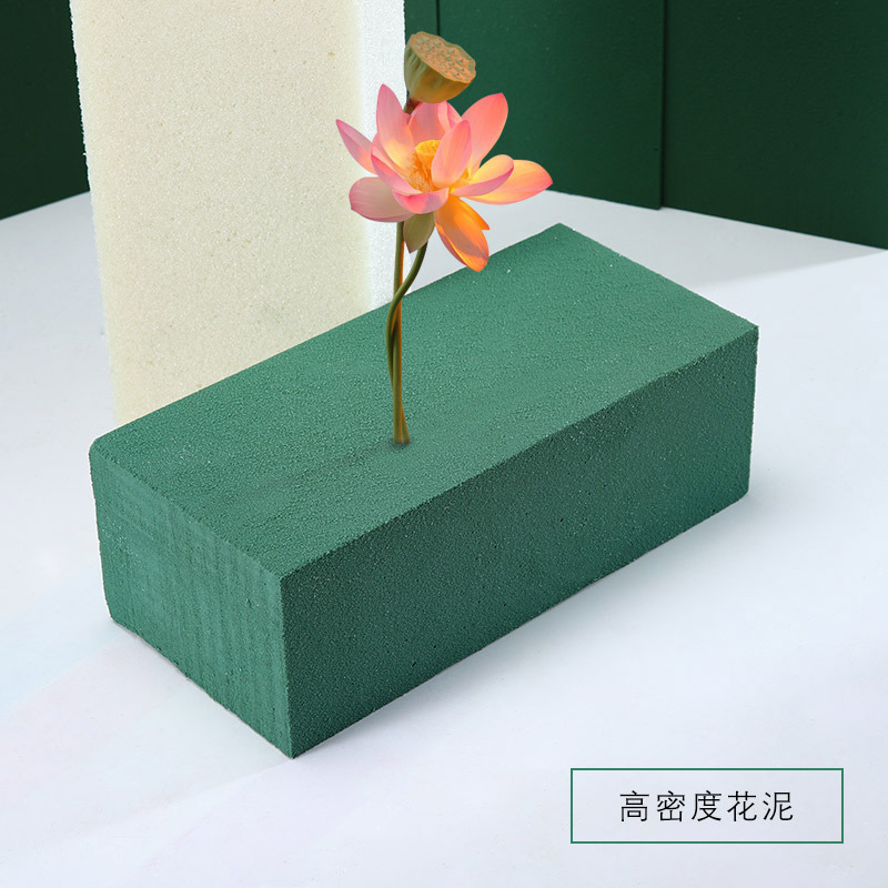 Suministros de floristería de barro de flores Materiales de arte floral Barro de flores secas Esponja absorbente de agua Materiales de arreglos florales Bloque de barro de flores Ladrillo de barro de flores secas
