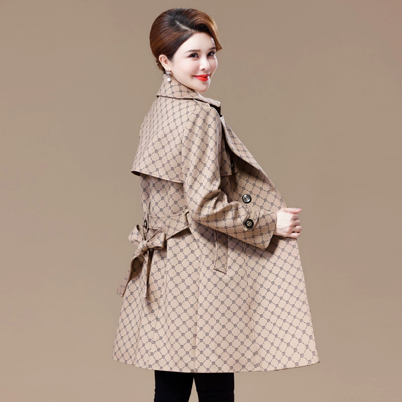 Осенний тренчкот, куртка, кардиган, 2023, plus size, корейский стиль