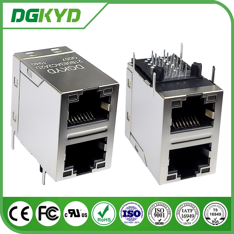Multi-Port Ethernet Filter Rj45 8P7C 100m Connector Dgkyd21B083Ac2A2Dq057 Multi-Port Ethernet Filter Rj45 8P7C 100m Connector Dgkyd21B083Ac2A2Dq057
