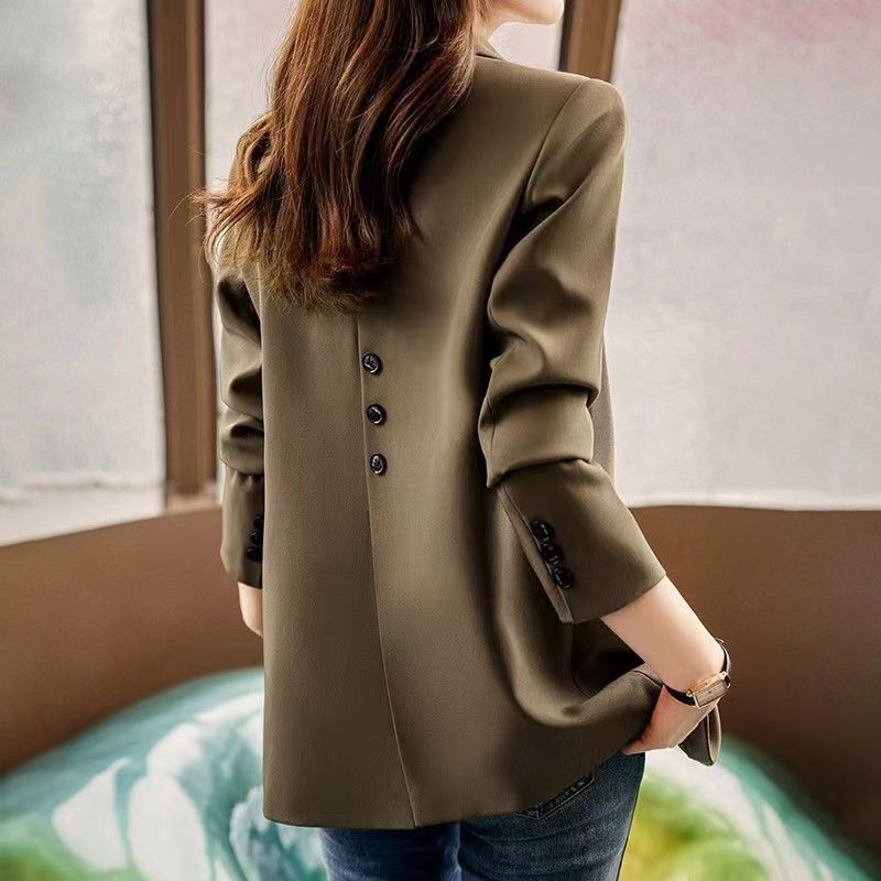 Spring and Autumn New Elegant Casual Suit Jacket Women's Spring and Autumn New High-grade Niche Design Sense Commuter Suit
