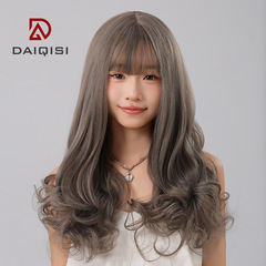 Hollywood Style Big Waves Air Strands Bangs Long Curly Hair Real Heat Wire False Hair for Women Synthetic Hair Cap False Eyelash Wholesale