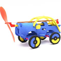 Small Whirlwind Car Racing EVA Scientific Experiment Equipment Technology Small DIY Elementary Science Education Educational Toy