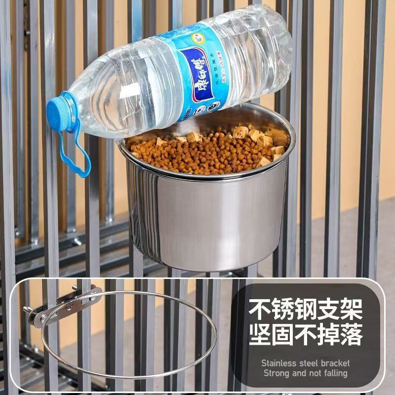フードボウル固定猫ボウル犬ボウルペット飲料水大型犬ぶら下げステンレス鋼ボウルフィーダー犬ボウルノンスリップ|undefined