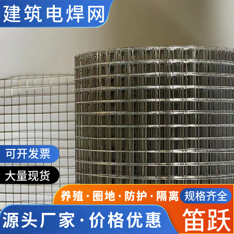 镀锌挂墙电焊网粉墙网钢丝网防裂抹灰网铁丝网挂墙水泥防裂网