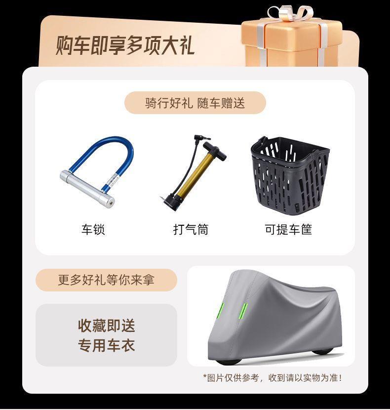 New High-End Small Electric Four-Wheeler for the Elderly, Lightweight Foldable Leisure Vehicle for Home Use
