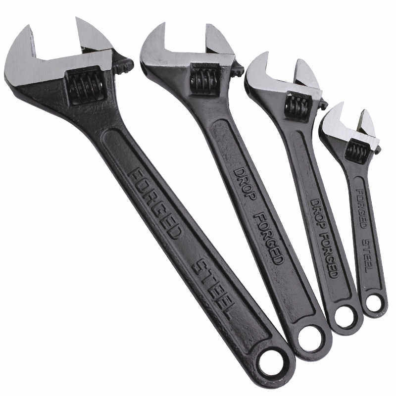 Herramienta de llave móvil llave de boca abierta multifuncional de baño de gran apertura de mango corto llave de conexión móvil auto aprietante