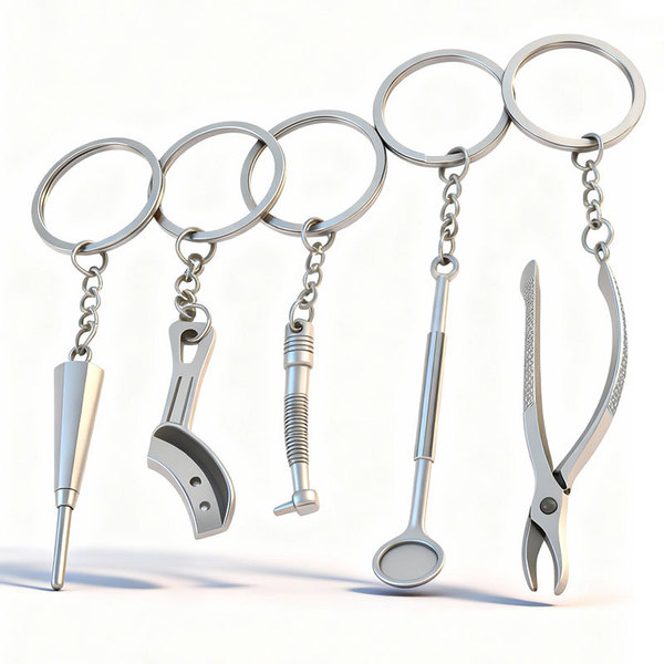 Creative simulation tooth keys to dental promotion small gift…