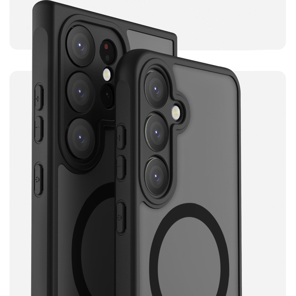 Funda magnética con tacto de piel para Samsung A07, funda con tacto de piel para A17, funda rígida mate anti-caídas para Samsung S25FE