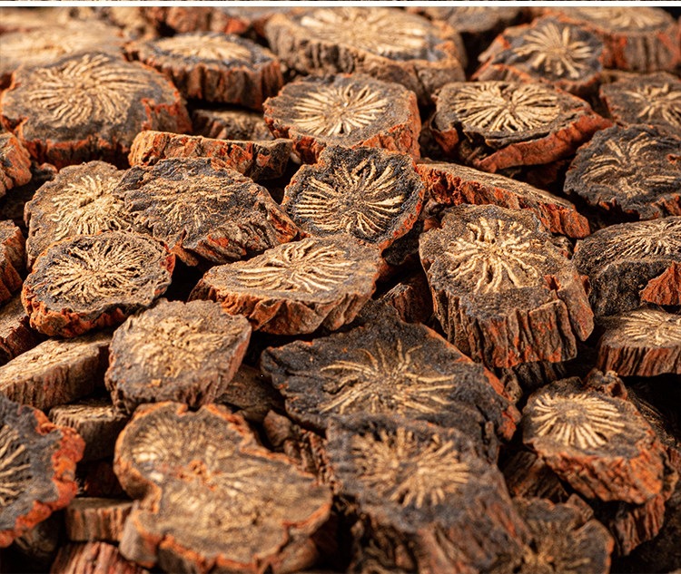 Dried Dan Shen Red Sage Root Slices 500g Chinese Salvia Miltiorrhiza Herbal Tea Decoction specifications