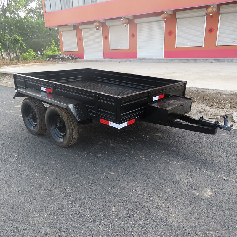 三轮摩托车拖车 越野摩托车拖挂车 摩托车拖车架拖板