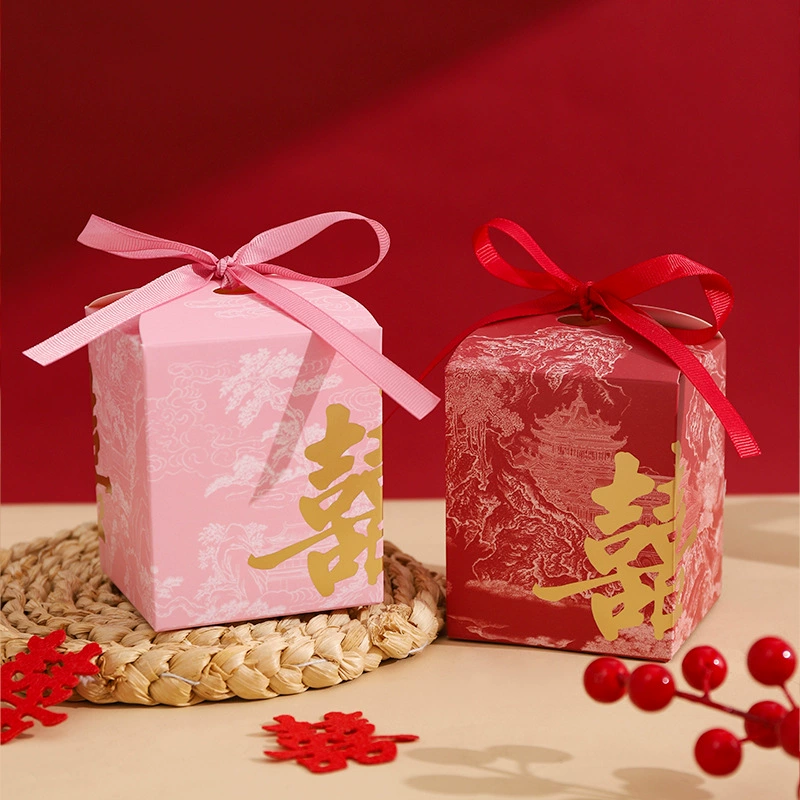 Подарочная коробка для свадебных конфет