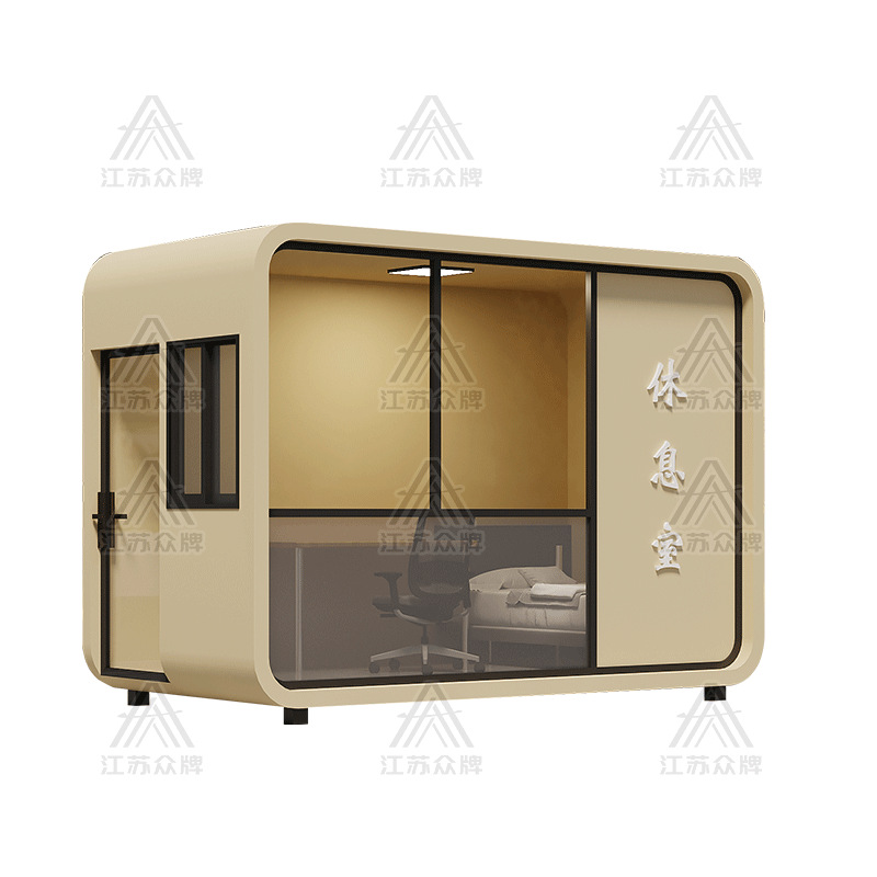 Residente al aire libre Cabina de Apple Habitación de alojamiento móvil Habitación de cielo estrellado Sala de sol Salón de salón Cápsula espacial Casa móvil de microalojamiento